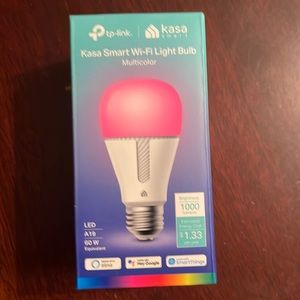NWT Kasa Smart Bulb, Dimmable Color Changing Light Bulb